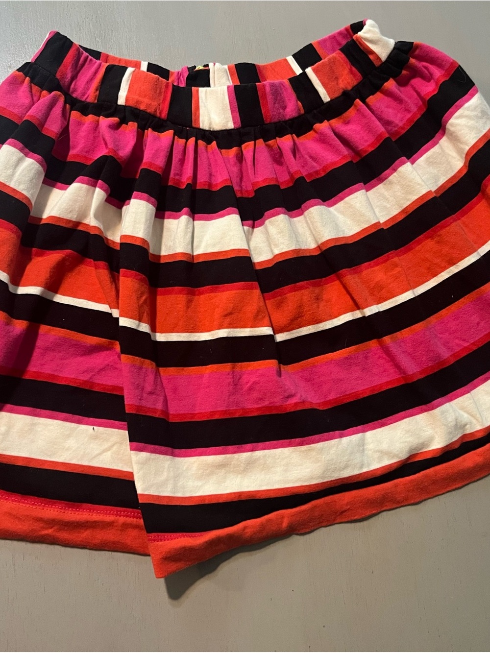 Kate Spade Girls "Skirt the Rules" Striped Jersey Skirt - Size 12Y